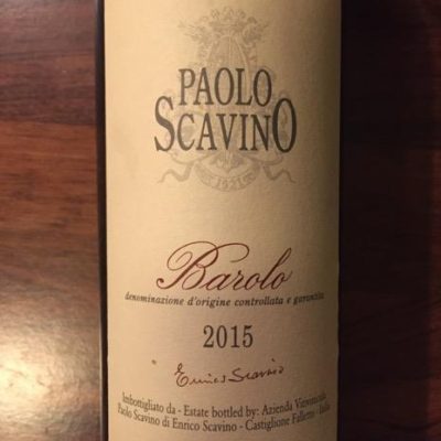 Paolo Scavino Barolo 2015