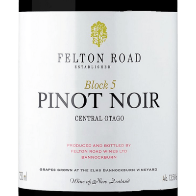 Felton Road Block 5 Pinot Noir 2019