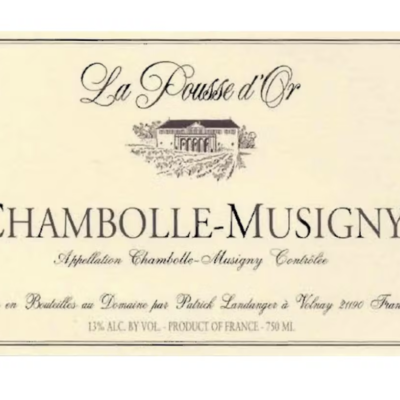 2020 Domaine de la Pousse d’Or Chambolle-Musigny Cote de Nuits, France